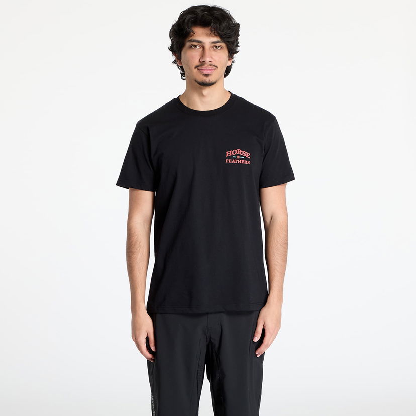Majica Horsefeathers Horsefeathers Summit T-Shirt Črna | SM1386B