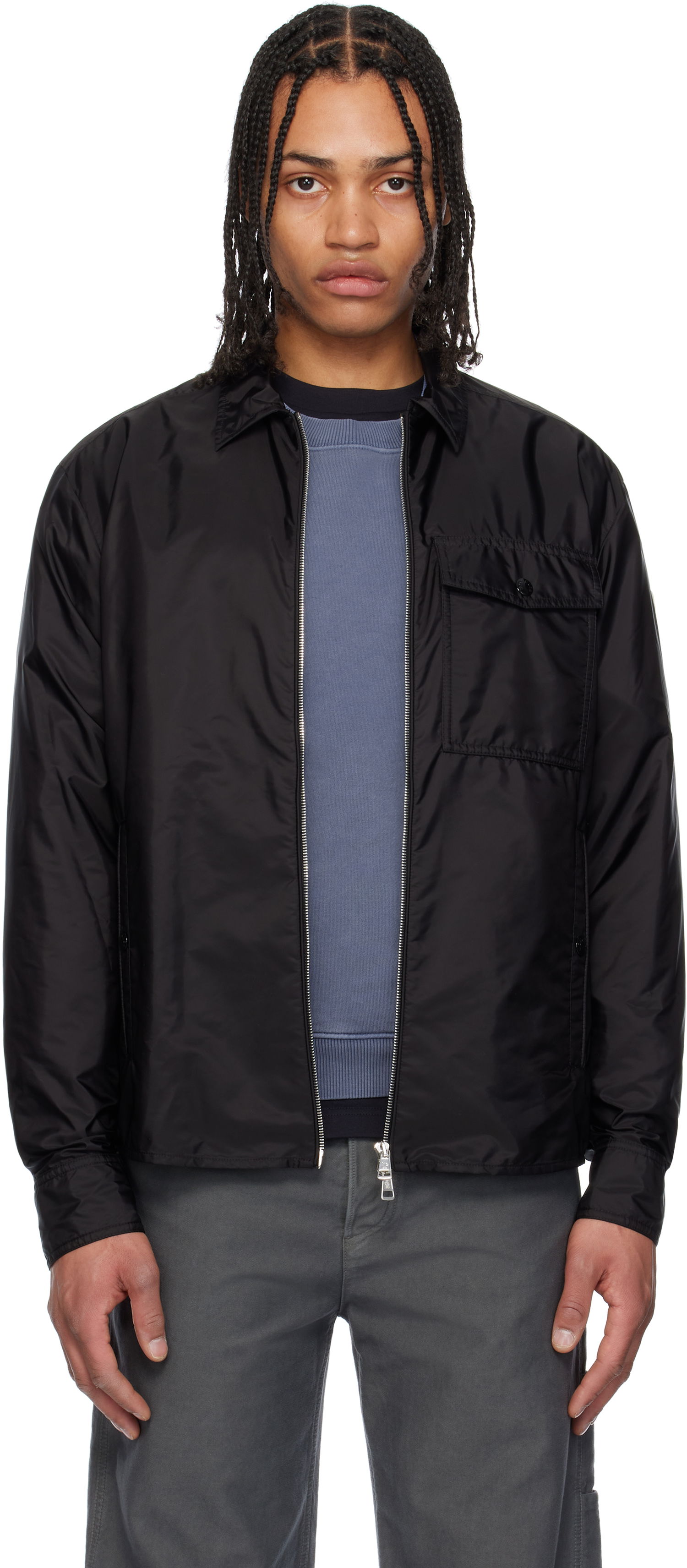 Vetrovka Moncler Moncler Archivio Zip-Up Jacket Črna | K10912F00017539ZD, 0