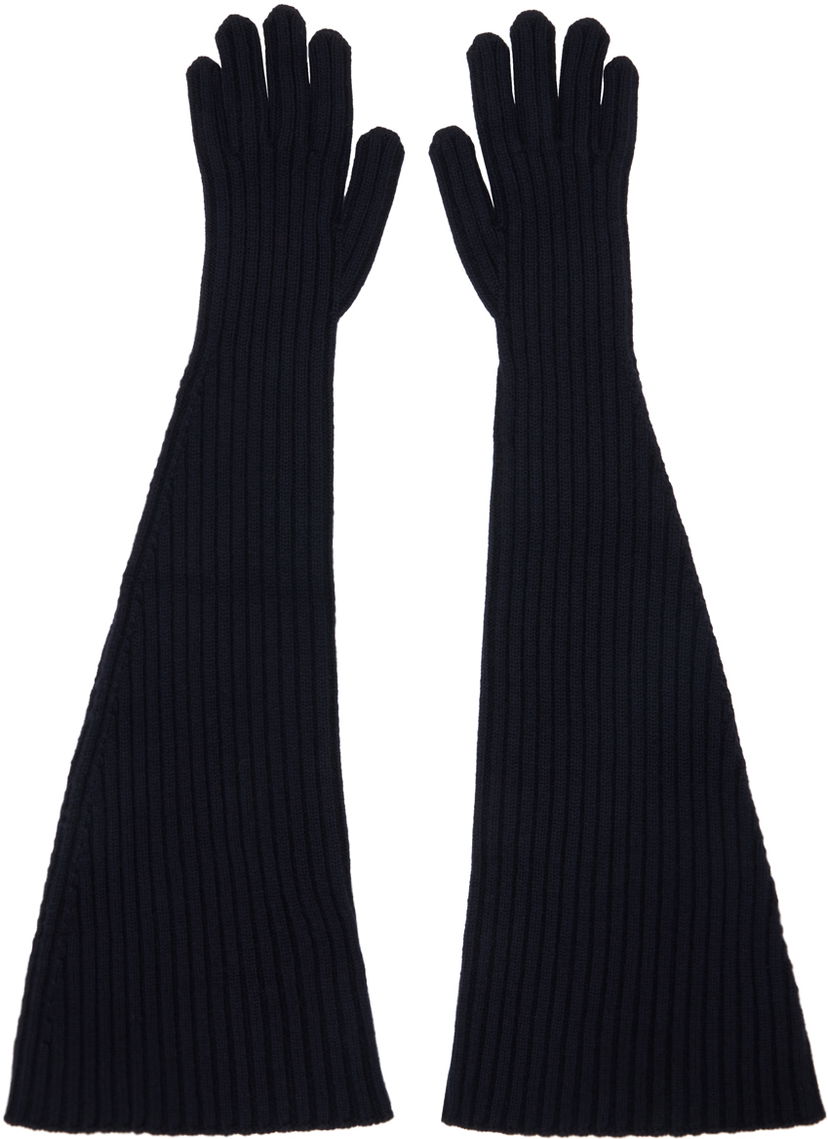 Rokavice The Row Long Gloves Mornarica | 8343-Y556