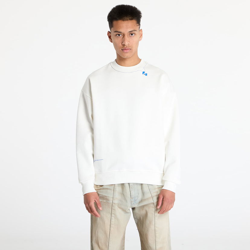 Pleteni pulover Footshop FTSHP RFTW Crewneck Sweatshirt Bela | FTSHP_340