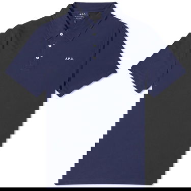 Polo majica A.P.C. Carter Logo Polo Tee Mornarica | COGWZ-H26342-IAK, 0