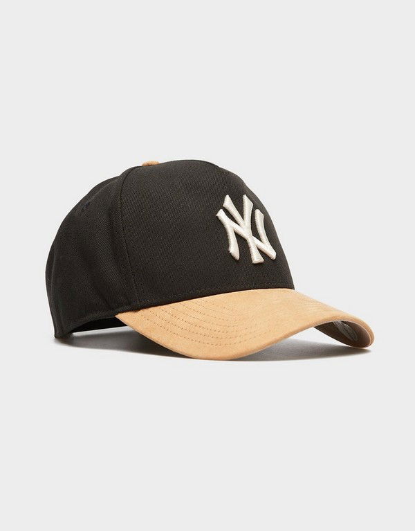 Kapa New Era New York Yankees Suede Visor Eframe Cap Črna | 60759008