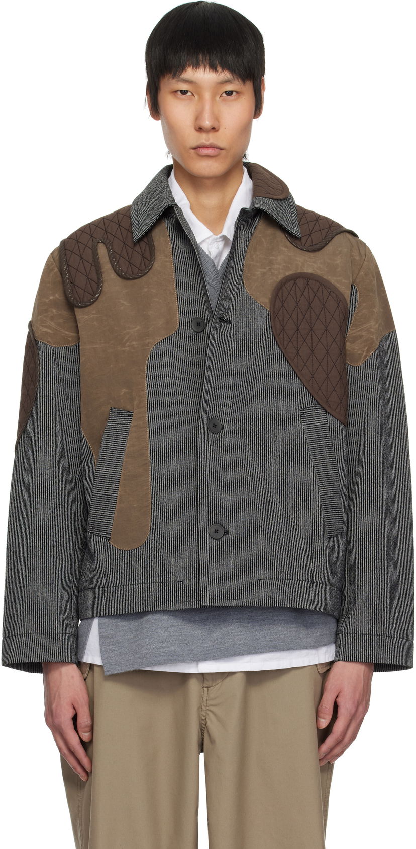 Jakna Craig Green Craig Green Utility Patch Jacket Rjava | CGSS25CWOJKT83