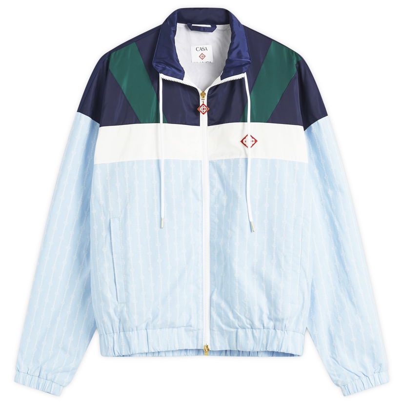 Vetrovka Casablanca Casablanca Pin Stripe Track Jacket Modra | MS25-JK-342-01