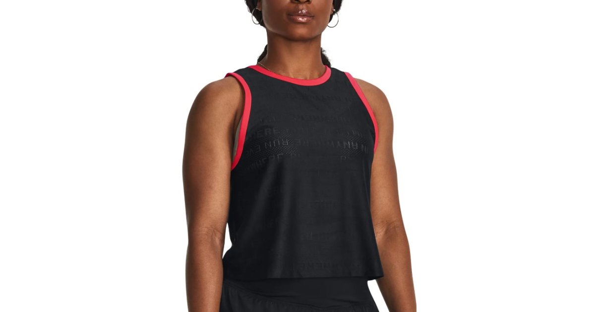 Majica brez rokavov Under Armour Run Everywhere Črna | 1381844-001, 1