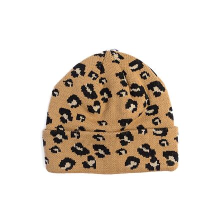 Beanie New Era Medium Knit Wide Leopard Beanie Rjava | 60565280