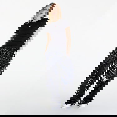 Majica Tommy Hilfiger Slim Badge Ribbed Tee Black Črna | DW0DW17881 BDS, 2