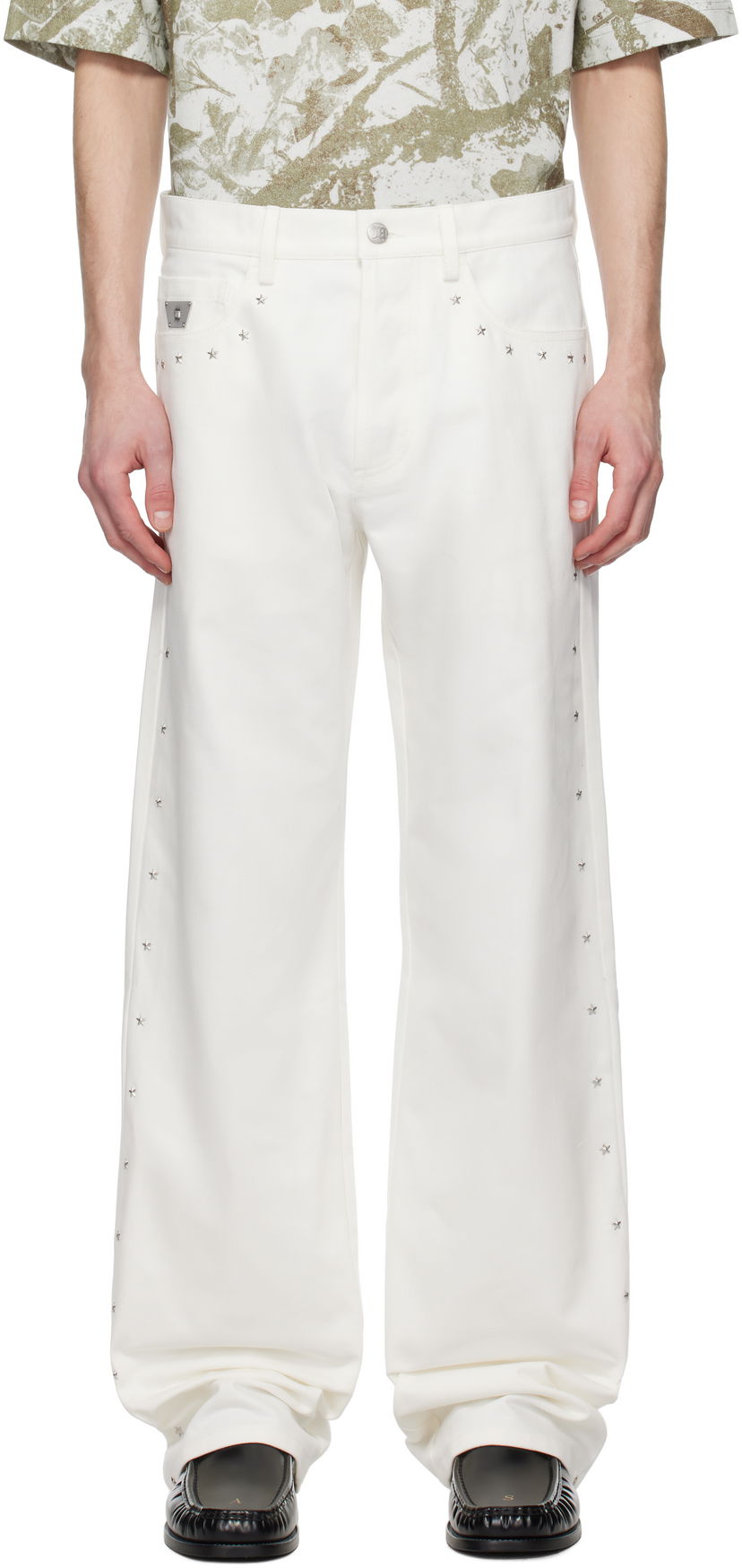 Kavbojke MISBHV MISBHV Star Jeans Bela | 250M308