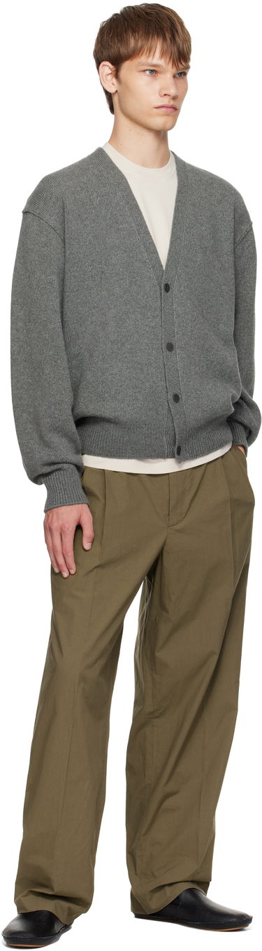 Pleteni pulover The Row The Row Mats Cardigan Siva | 1024-Y960, 3