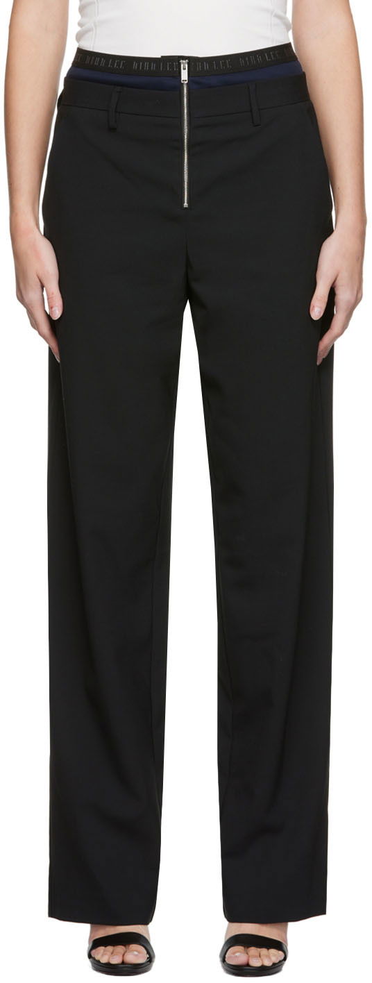 Hlače Dion Lee Dion Lee Layered Trousers Črna | C2052R22