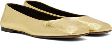 Nega čevljev The Row The Row Square Ballerina Flats Kovinski | F1598-M39, 3