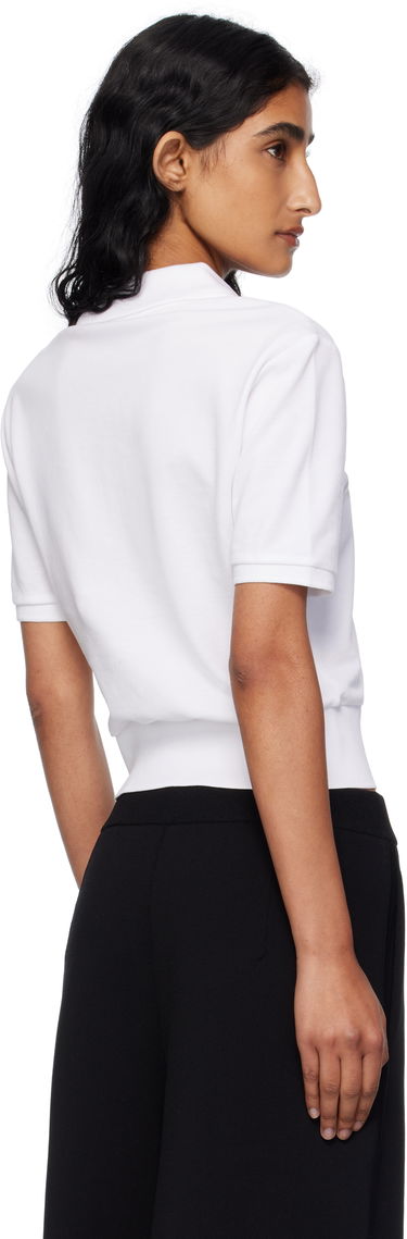 Polo majica A.P.C. A.P.C. Océane Cropped Polo Bela | COGWZ-F26522, 2
