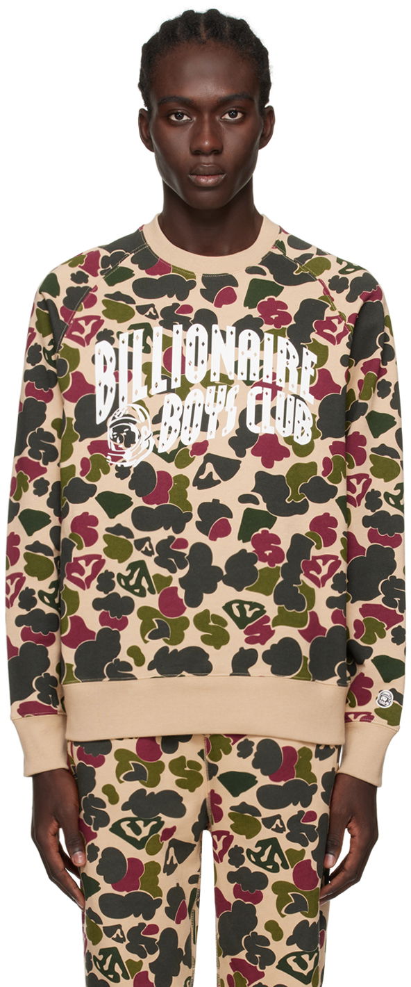 Pulover BILLIONAIRE BOYS CLUB Printed Sweatshirt Zelena | B23450