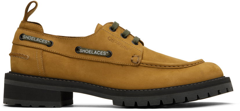 Superge in čevlji Off-White Off-White San Diego Loafers Rumena | OMIG00BS25LEA0016456