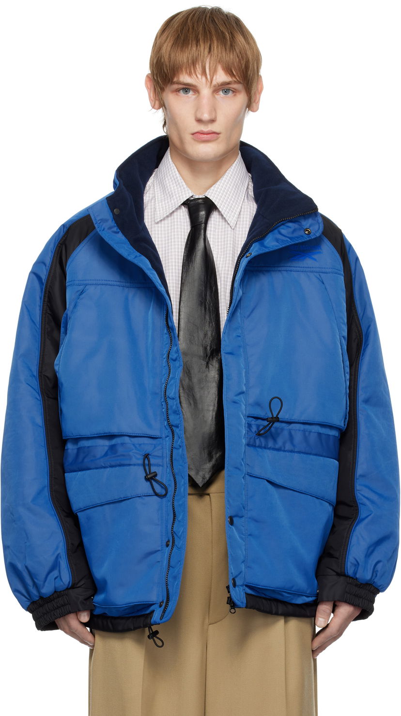 Puhovka HED MAYNER Oversized Utility Jacket Modra | RMEC002C99FAB0014510