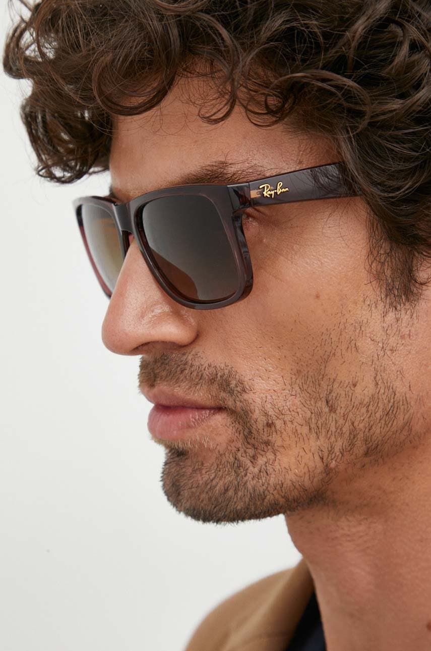 Sončna očala Ray-Ban Ray-Ban JUSTIN Sunglasses Rjava | 0RB4165.6597T5, 1