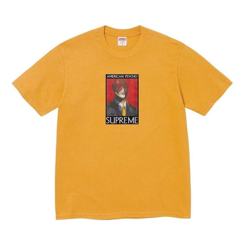 Majica Supreme American Psycho Graphic Print T-Shirt Rumena | SUP-FW23-131