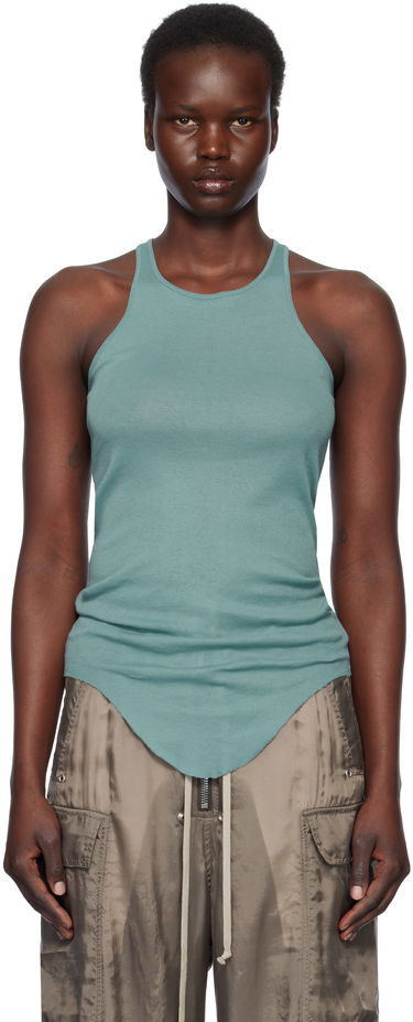 Majica brez rokavov Rick Owens Rick Owens Hollywood Basic Rib Tank Top Zelena | RP01E7101 MR, 0