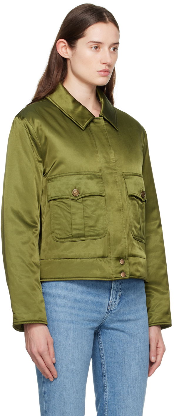 Jakna rag & bone Rag & Bone Women's Satin Bomber Jacket Zelena | WAW23H2009KM09, 1
