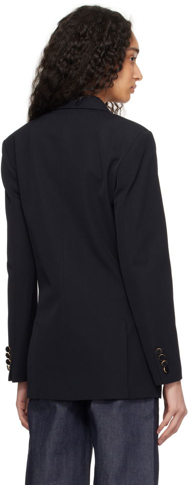Jakna A.P.C. A.P.C. Anastasia Barbieri Edition Double-Breasted Blazer Mornarica | COHEY-F03226, 2