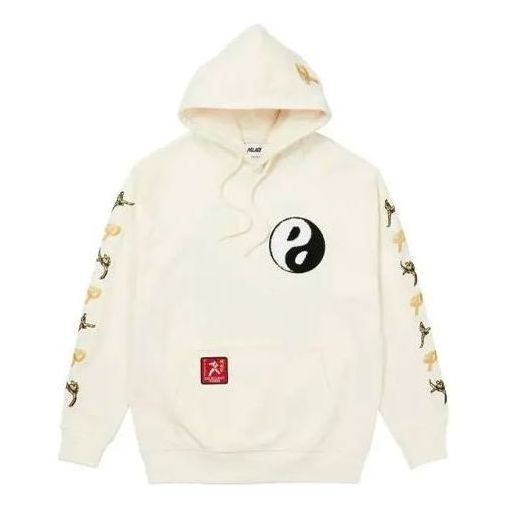 Pulover Palace Palace High Kick Graphic Print Hoodie Bela | P20CS063, 0