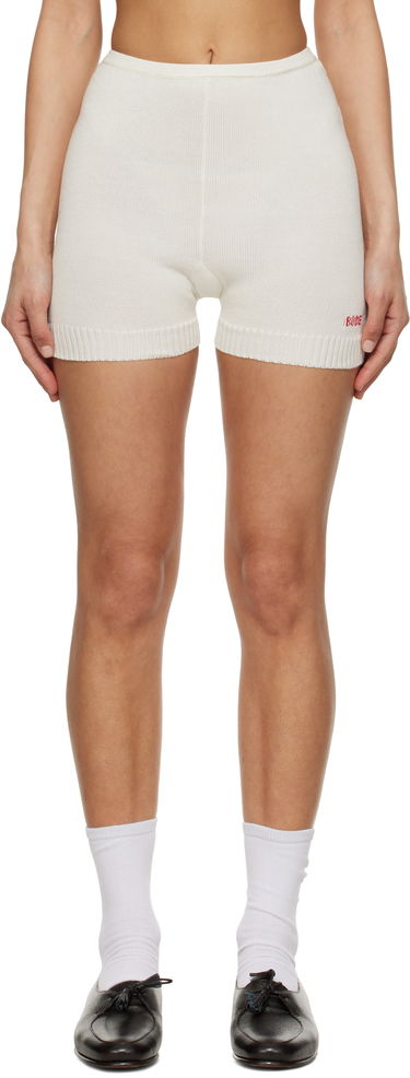 Kratke hlače Bode Bode Meringue Knit Shorts Bela | WRS25KT005, 0