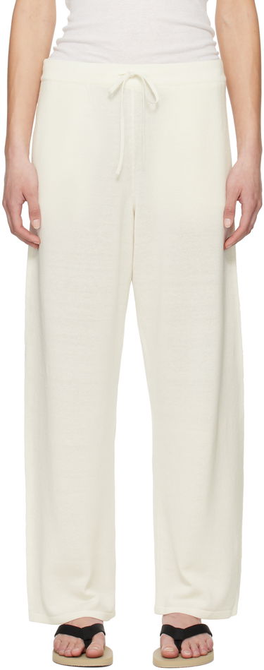 Trenirka The Row The Row Jory Knitted Drawstring Trousers Bela | 8809-Y889, 0