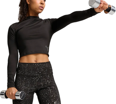 Krop-top Puma Puma INTERGALACTIC Long Sleeve Top Črna | 525801-01, 2