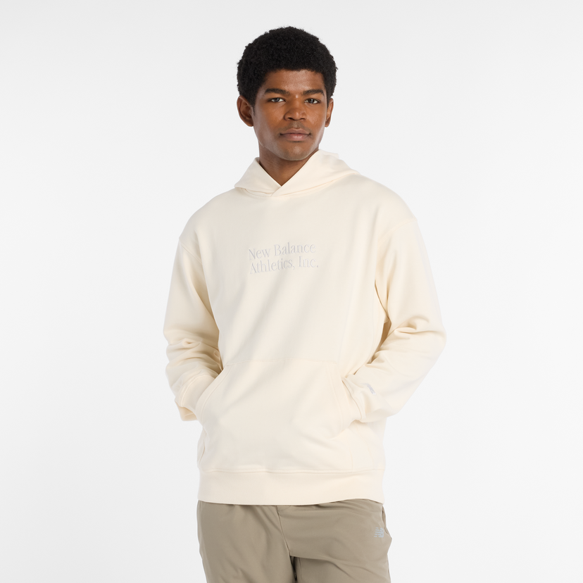 Pulover New Balance Men's Hoodie Bež | NBMT53925PEF