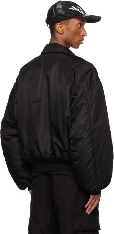 Bomber jakna We11done Collar Bomber Jacket Črna | WD-JP3-24-023-U-BK, 2
