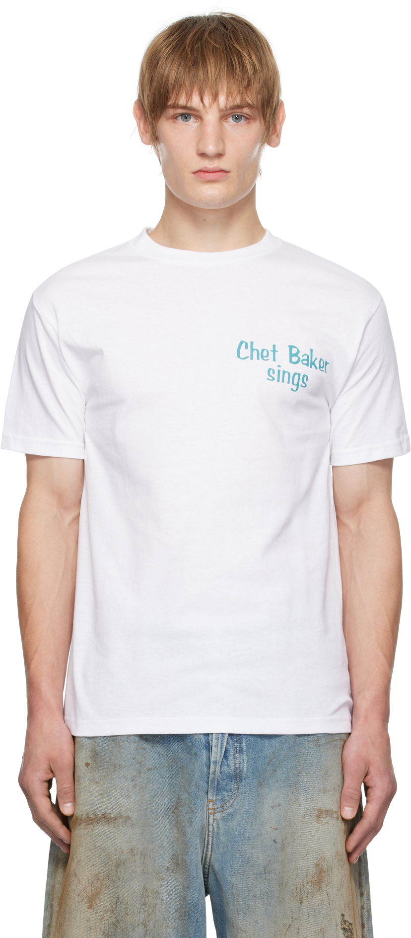 Majica WACKO MARIA 'Chet Baker' Print T-Shirt Bela | CHETBAKER-WM-TEE01