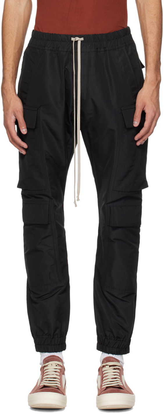 Cargo hlače Rick Owens Mastodon Cargo Pants Črna | RU01D3337 FK