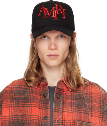 Kapa AMIRI Staggered Logo Canvas Cap Črna | AMHACP1039, 3