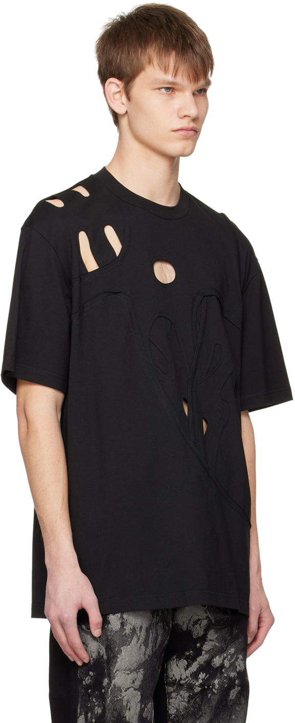 Majica Feng Chen Wang Feng Chen Wang Cutout T-Shirt Črna | FUS15TS01B, 1