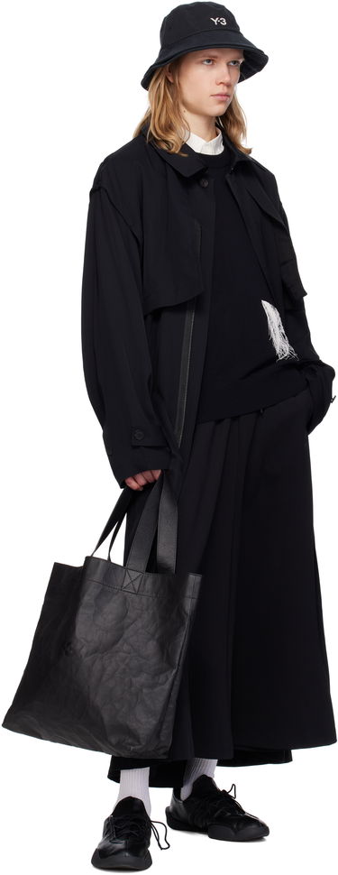 Tote bag Y-3 Y-3 Crinkled Tote Črna | JD2900, 3
