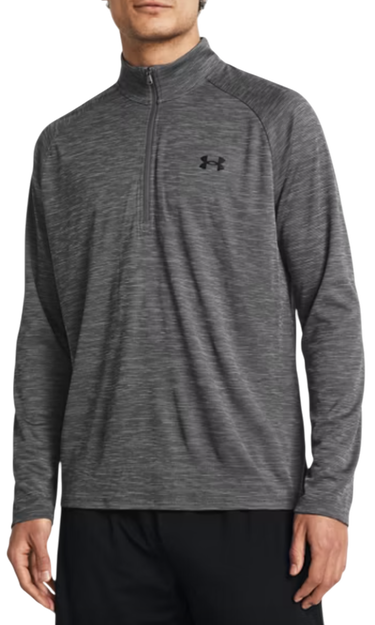 Pulover Under Armour Under Armour Tech Textured 1/2 Zip Sweatshirt Siva | 1382797-025, 0