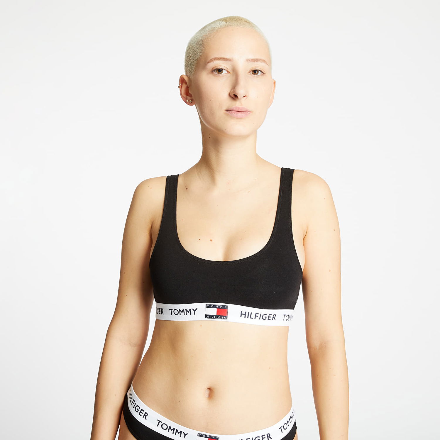 Modrček Tommy Hilfiger Bralette Črna | UW0UW02225 BDS, 0