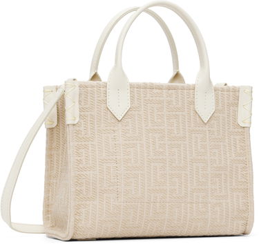 Tote bag Balmain B-Army Small Monogrammed Bag Bež | FN1FE818TJSQ, 2