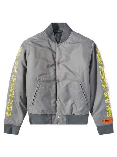 Jakna HERON PRESTON HP Sponsor Nylon Varsity Jacket Siva | HMEK001S23FAB0010925