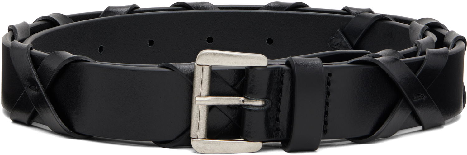 Pasovi Ann Demeulemeester Ann Demeulemeester Madde Crossover Leather Belt Črna | 2520-W-BE27-LT128-099, 0