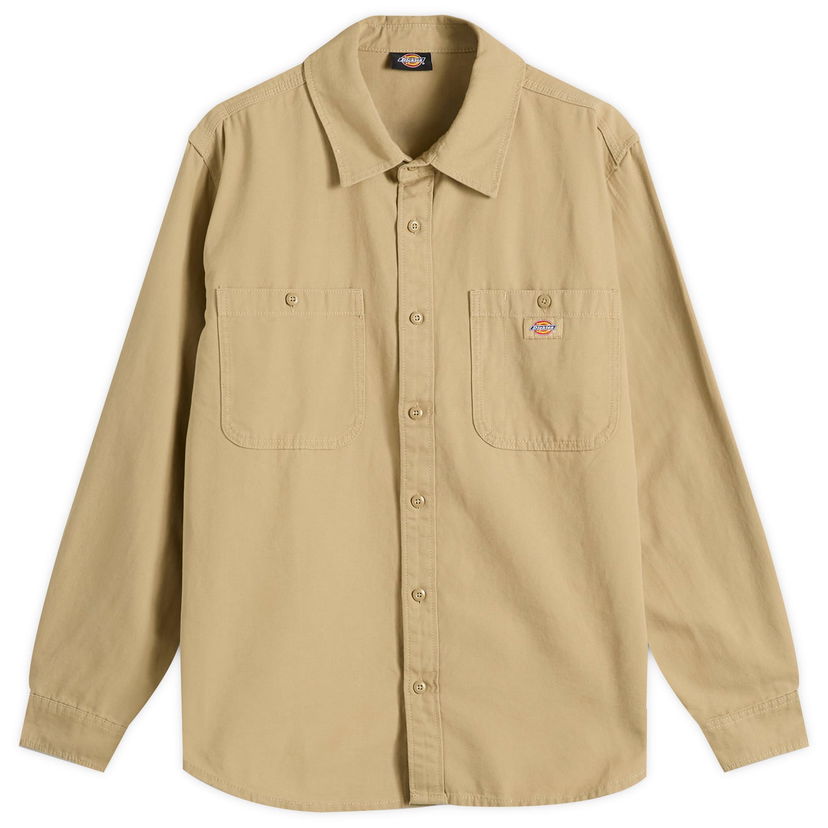 Srajce Dickies Canvas Shirt, Size Large Bež | DK0A87PR0DS1