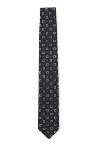 Silk-Blend Patterned Tie