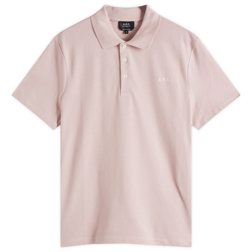 Polo majica A.P.C. A.P.C. Carter Logo Polo Roza | COGWZ-H26342-FAA