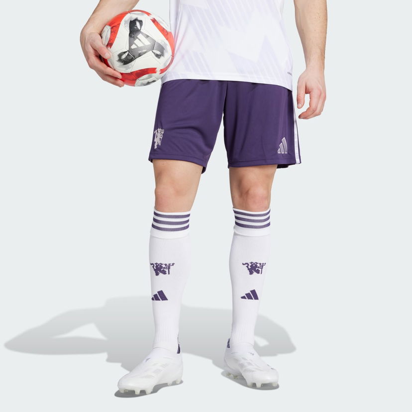 Kratke hlače adidas Performance Manchester United 25/26 Away Shorts Lila | KA5443