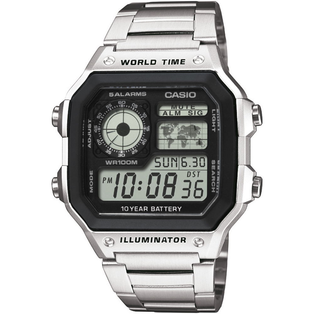Ure CASIO Collection Kovinski | AE-1200WHD-1AVEF, 1