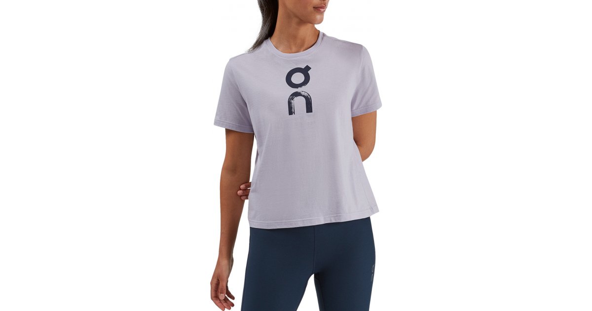 Majica On Running Tee Logo Lila | 271-00611, 1