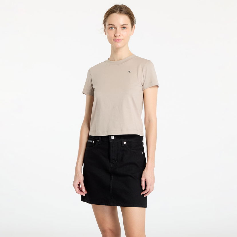 Majica CALVIN KLEIN Stamp Back Graphic Tee Gray Bež | J20J225391 PCF