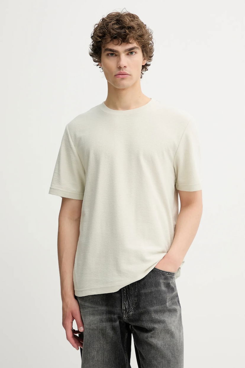 Majica Samsoe Samsoe Short-sleeved T-Shirt ODIN Bež | M22200041