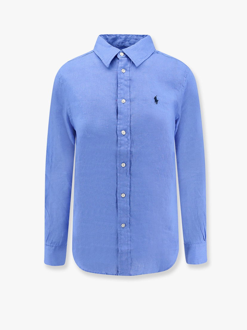 Srajce Polo by Ralph Lauren Polo Ralph Lauren Women's Linen Shirt Modra | 211970730006