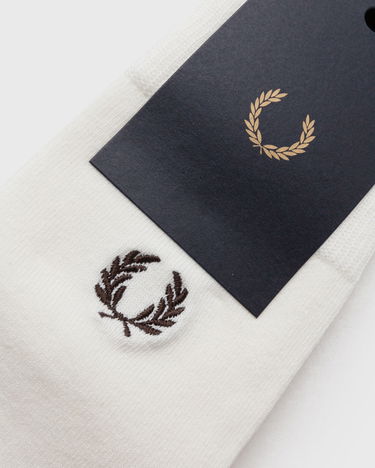 Oblačila in dodatki Fred Perry CLASSIC LAUREL WREATH SOCK Bela | C7135-560, 2